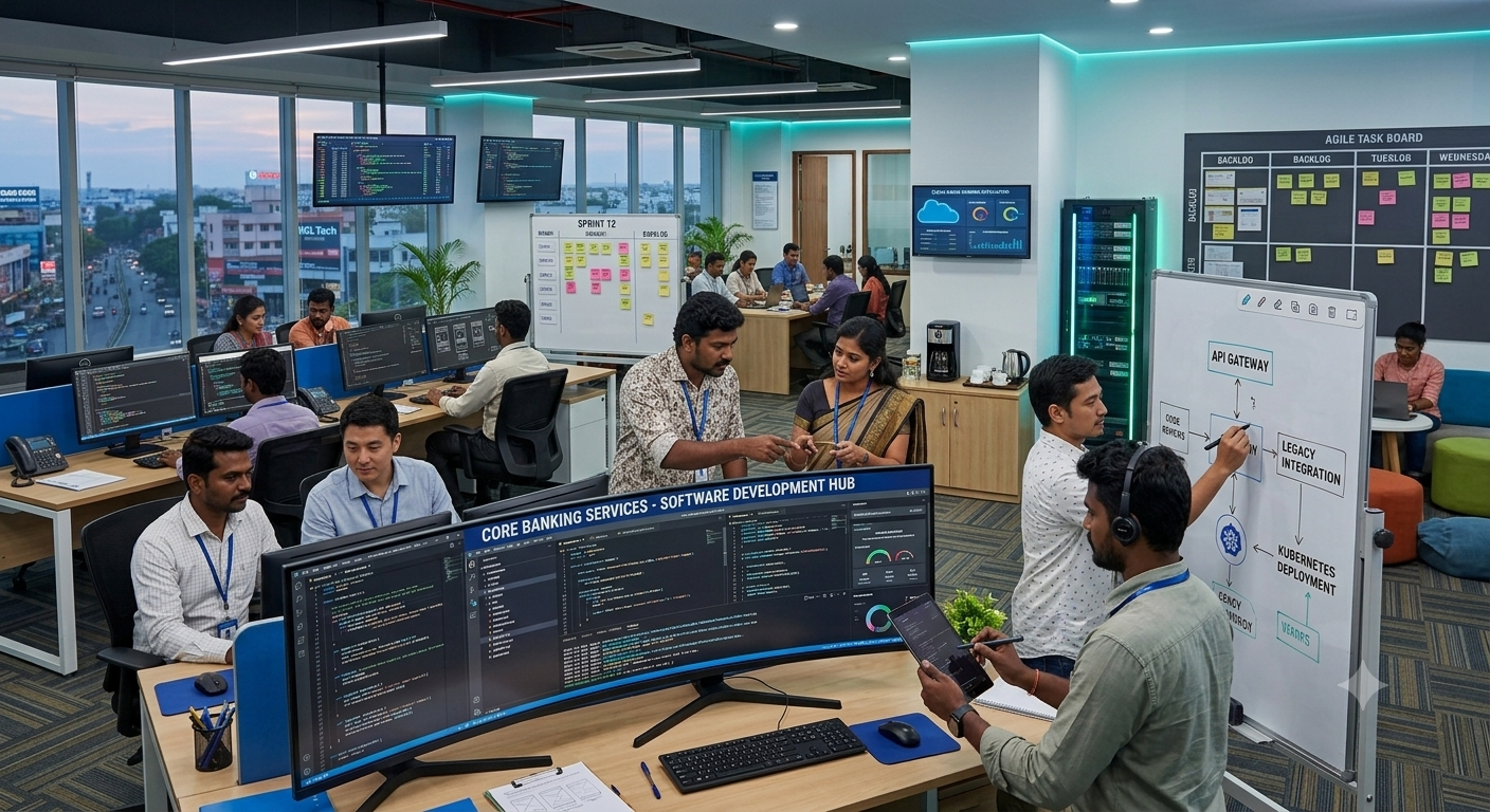Banking and financial services workplace